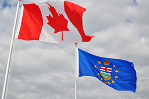 Albertans Celebrate the Maple Leaf