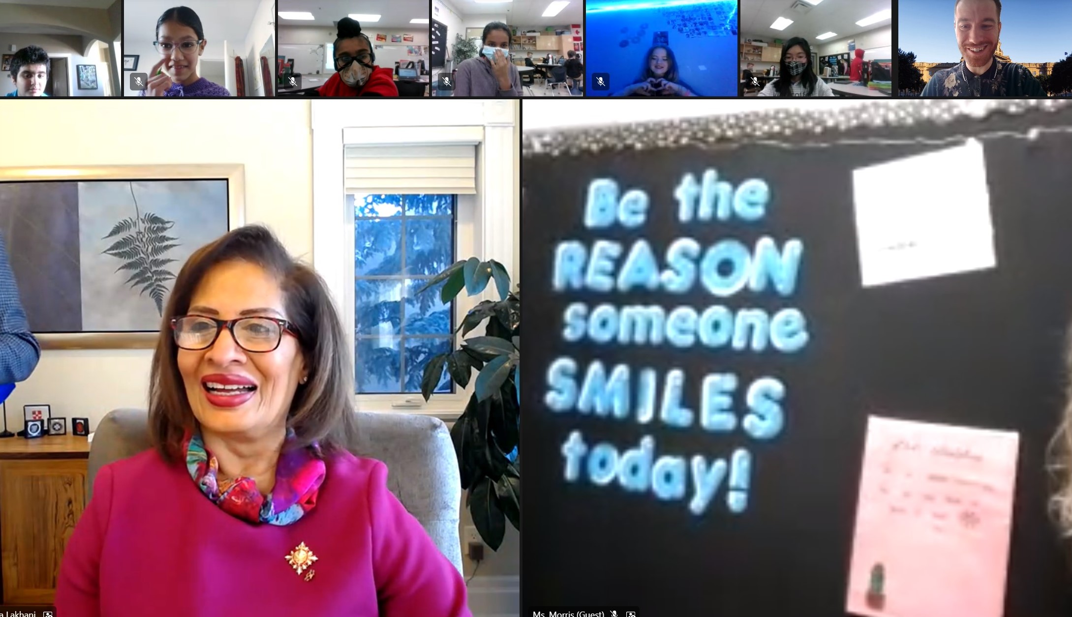 Virtual Visit with Blair McPherson School