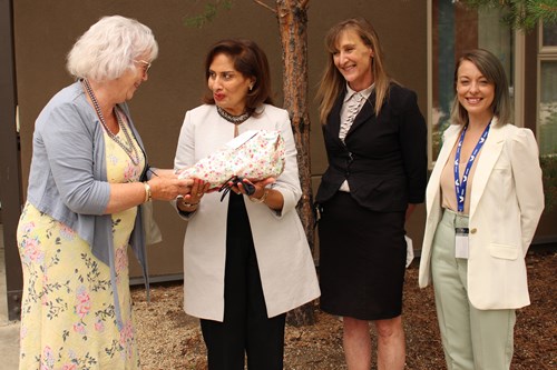 The Lieutenant Governor visited the Wings of Providence Shelter for women and children in Edmonton on July 19, 2021