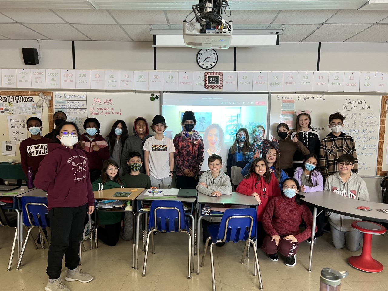 Virtual Visit with Our Lady of the Prairies Gr 6 Students