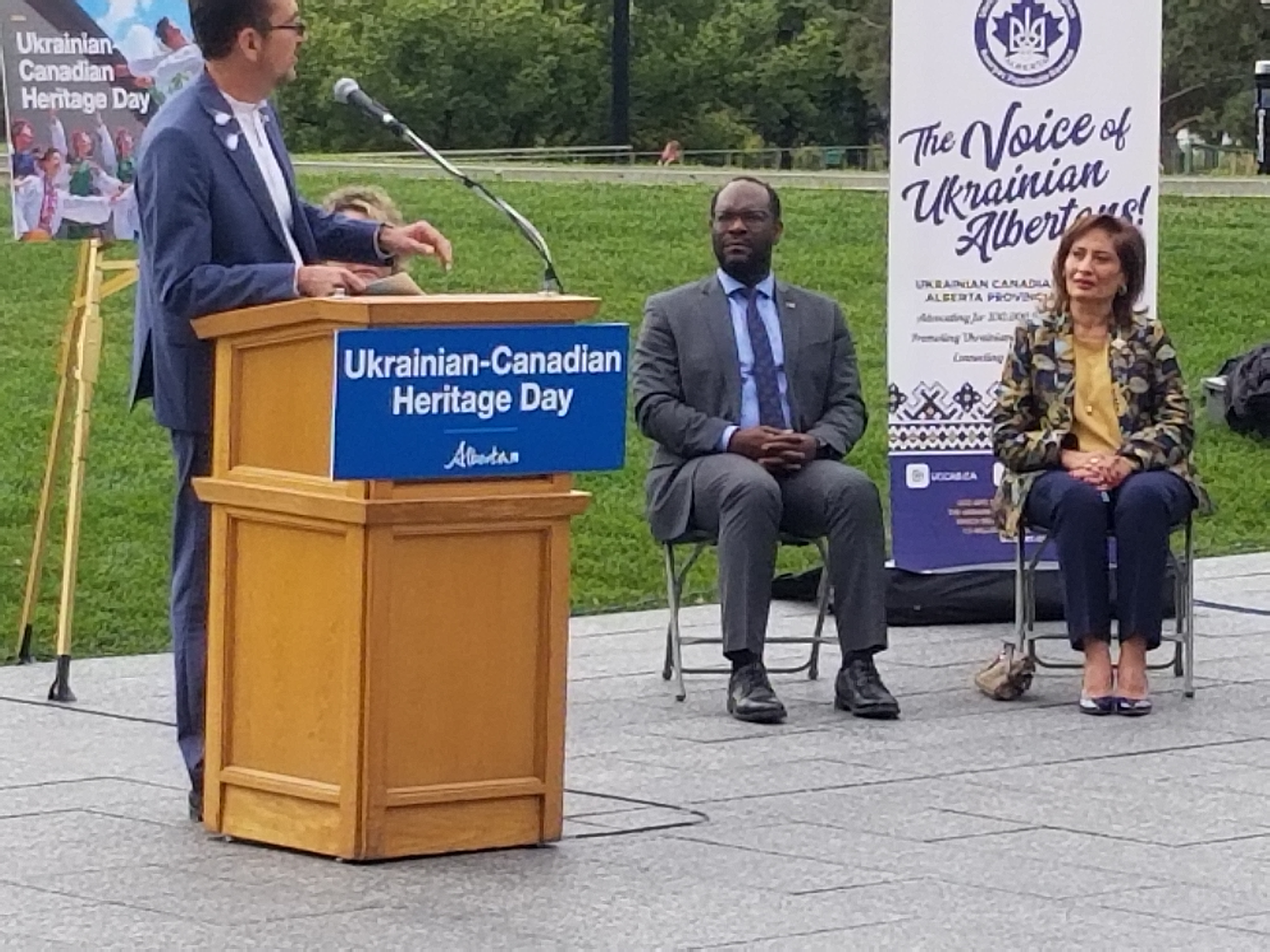 Ukrainian Canadian Heritage Day Flag Raising