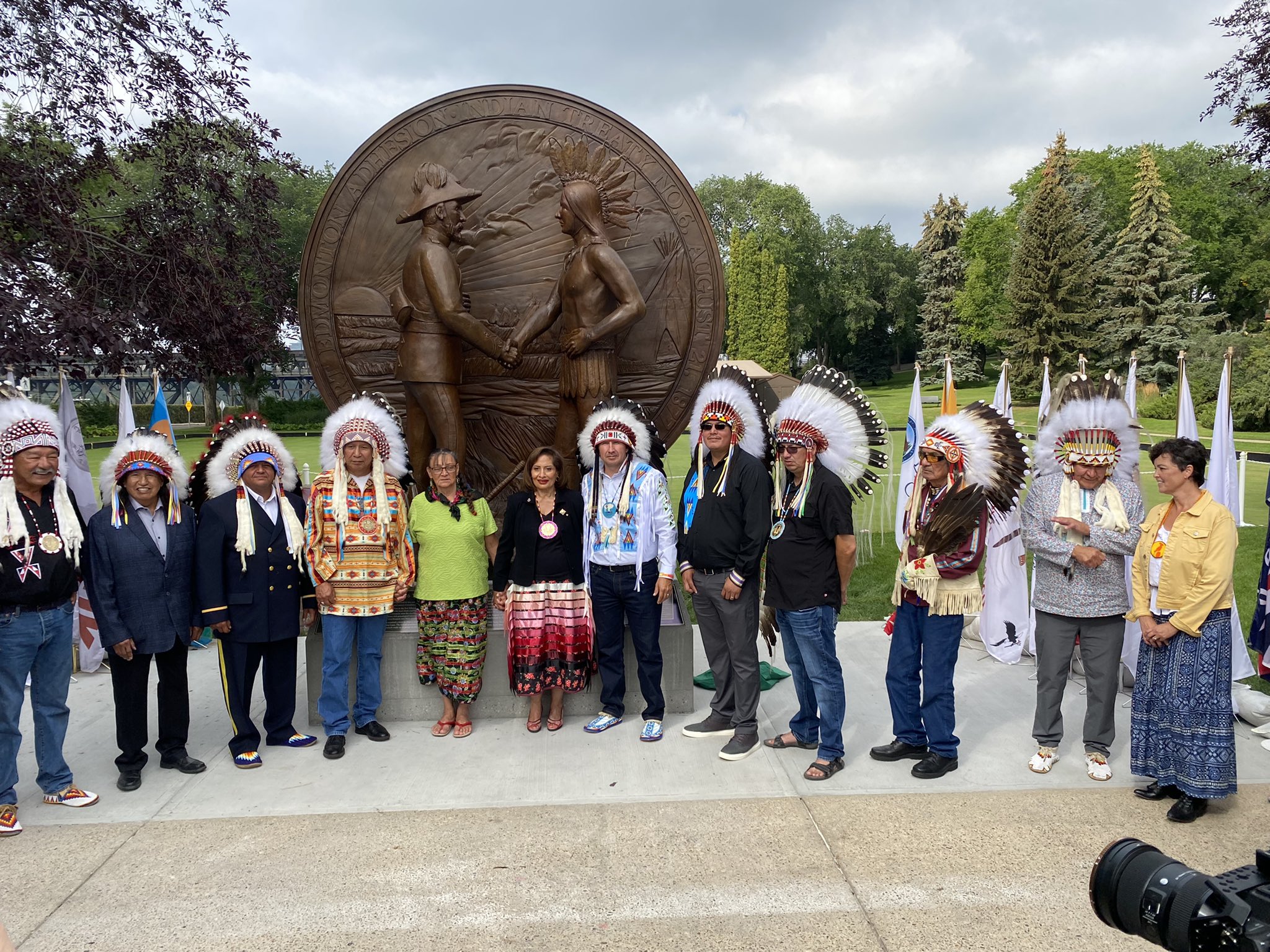 Treaty 6 Monument unveiling - Aug 21, 2022