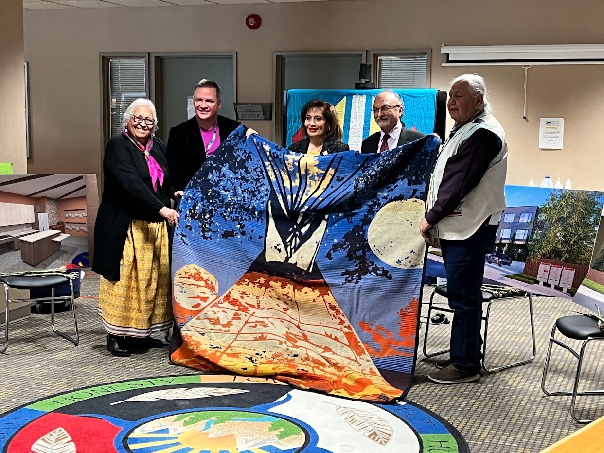 Visit to Aboriginal Friendship Centre of Calgary March 10, 2022